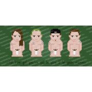 Red Hot Chili Peppers pixel bögre