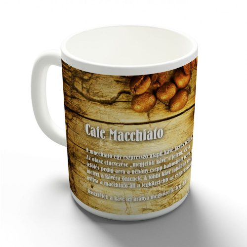 Kávérecept - Cafe Macchiato bögre