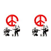 Banksy Peace bögre