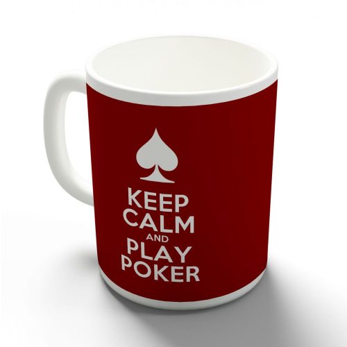 Keep Calm and Play Poker bögre