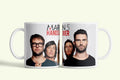 Maroon 5 bögre „Hands All Over” tagfotókkal, fehér kerámia, egyedi nyomtatott mintával