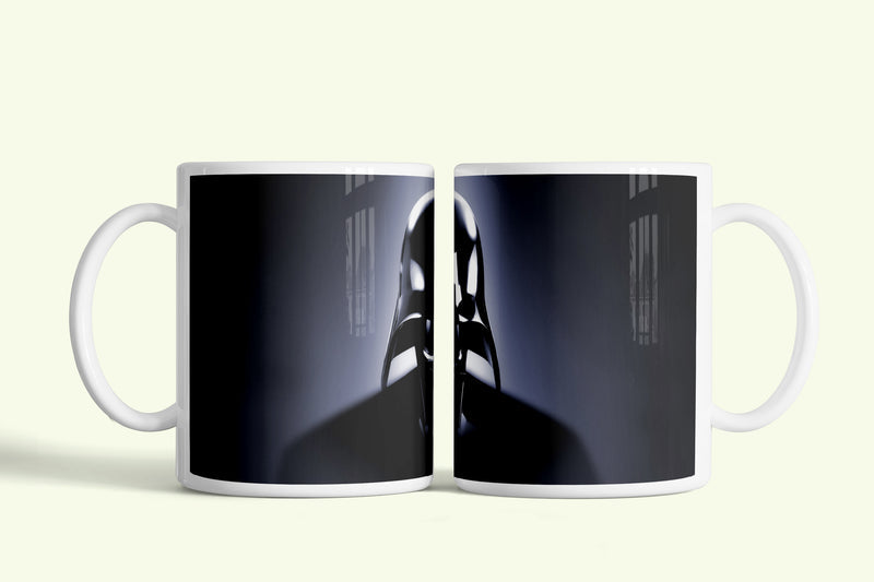 Star Wars - Csillagok Háborúja bögre Darth Vader sziluettel, fehér kerámia, egyedi nyomtatott mintával