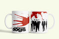 Kutyaszorítóban (Reservoir dogs) bögre vérfröccsös logóval, fehér kerámia, egyedi nyomtatott mintával