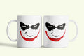 Batman Joker bögre fehér, Joker mosollyal, fehér kerámia, egyedi nyomtatott mintával
