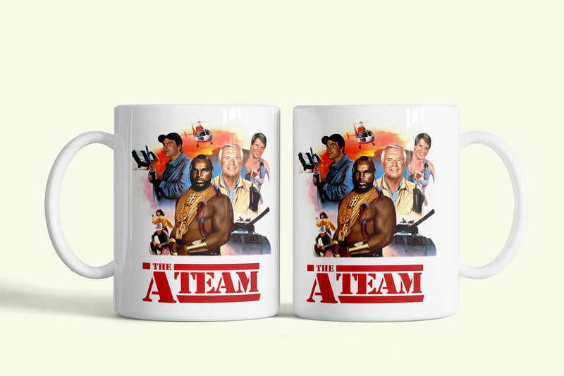 A-Team - Szupercsapat bögre, fehér kerámia, egyedi nyomtatott mintával