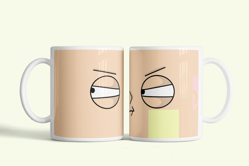Family Guy Stewie Griffin bögre, fehér kerámia, egyedi nyomtatott mintával