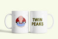 Twin Peaks, az Óriás bögre, fehér kerámia, egyedi nyomtatott mintával
