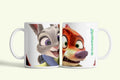 Zootropolis - Állati nagy balhé bögre fehér, Judyval, fehér kerámia, egyedi nyomtatott mintával