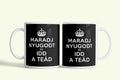 Keep Calm and drink tea bögre „Maradj nyugodt, idd a teád”, fehér kerámia, egyedi nyomtatott mintával
