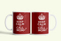Keep Calm and Call Mom bögre több színben, fehér kerámia, egyedi nyomtatott mintával