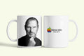 Steve Jobs - Apple bögre, fehér kerámia, egyedi nyomtatott mintával
