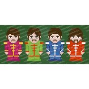 Beatles pixel bögre