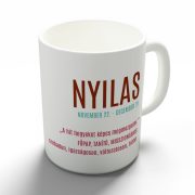 A nyilas tulajdonságai bögre