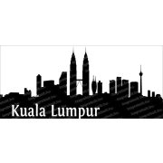 Kuala Lumpur SkyLine bögre