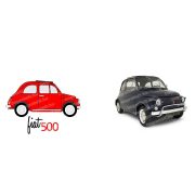 Fiat 500 Nuova bögre