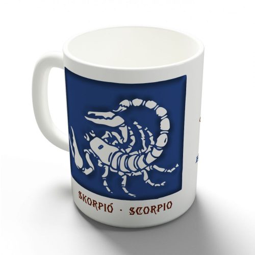 Asztrobögre férfiaknak - Skorpió egyedi bögre