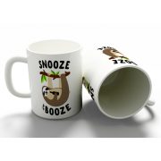 Snooze and Booze lajhár bögre