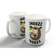 Snooze and Booze lajhár bögre