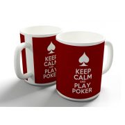 Keep Calm and Play Poker bögre