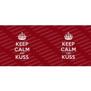 Keep Calm and Kuss több színben