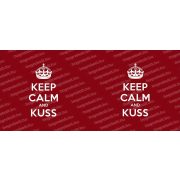 Keep Calm and Kuss több színben