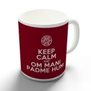 Keep Calm and Om Mani Padme hum bögre több színben